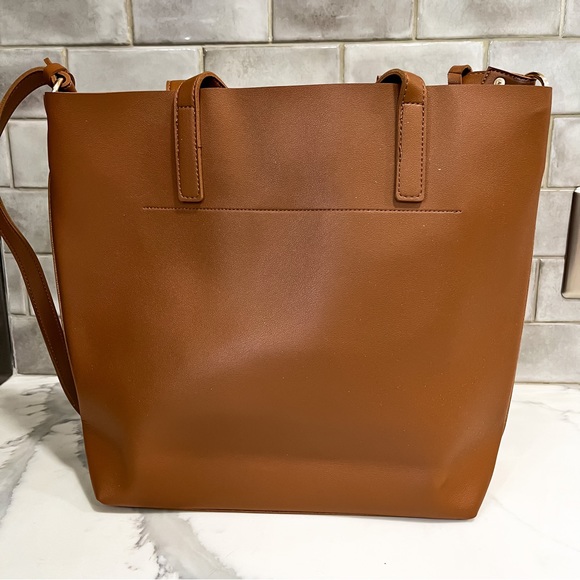 NWT Henny + Lev 2-in-1 Everyday Tote - Camel - Picture 3 of 3
